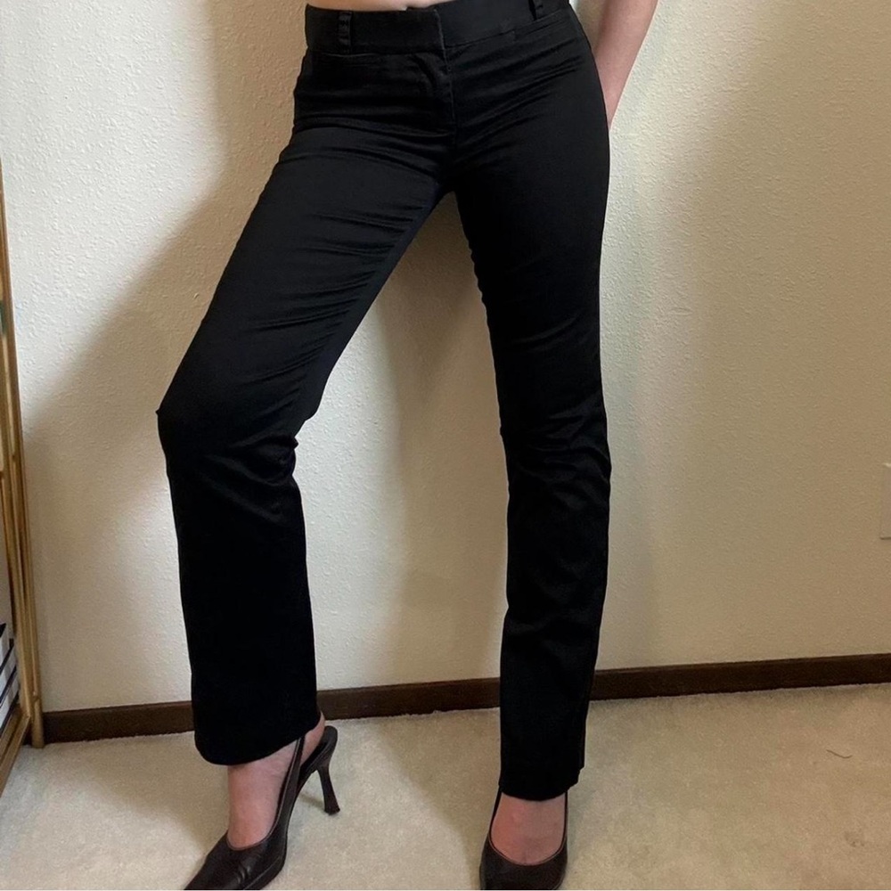 Y2K J Crew City Fit Low Rise Bootcut Pants Minimalist Feminine Chic